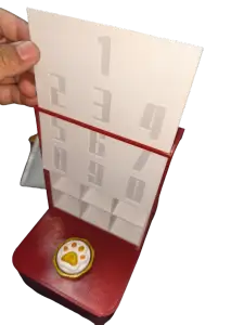 Cat God of Wealth Electronic Lottery Machine - Fully Random - Customizable Panel Replacement