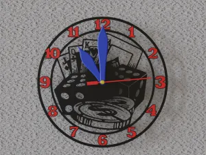 casino wall clock 2