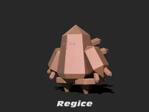 Regice - pokemon 3d print model