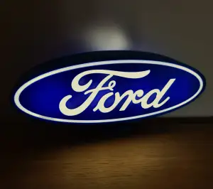 Easy Print Ford LED Lightbox Garage Workshop F150 Explorer