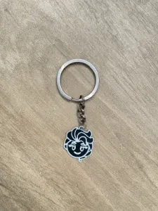 Elsa emoji keychain