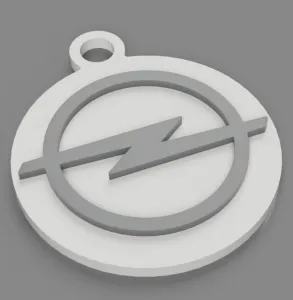 Opel Keychain with 3D Logo