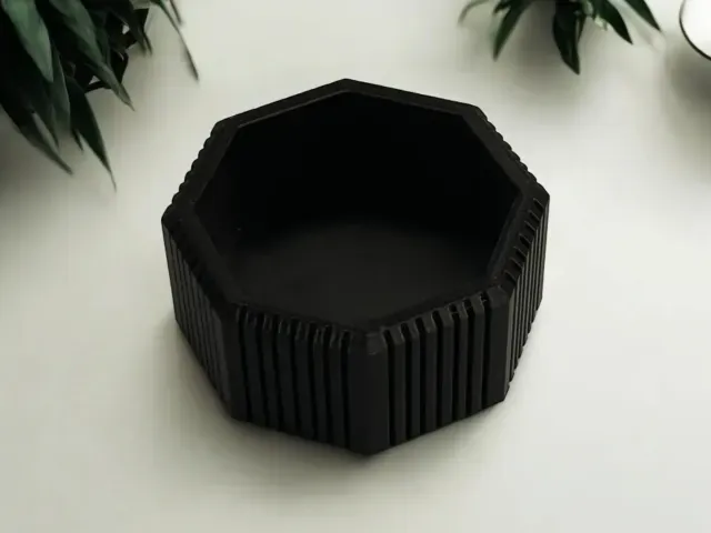 Oct Nut Remote Holder – Ribbed Design as Caddy or Keytray — Фото 3 из 6