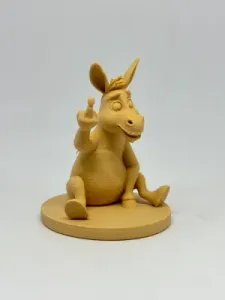 Naughty Donkey Giving the Middle Finger