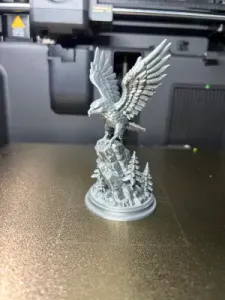 Majestic Eagle- Eagle on Mountain Statue