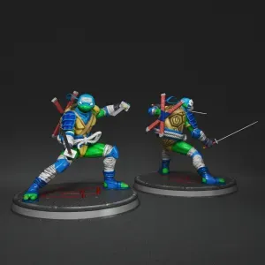 Teenage Mutant Ninja Turtles X Naruto - Leonardo-