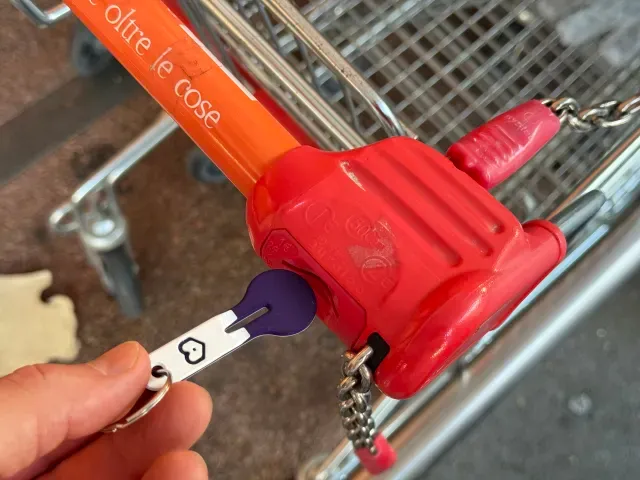Shopping Cart Coin - Removable - Keychain — Фото 2 из 5