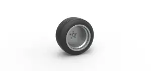 Wheel of Bosozoku style car Scale 1:25