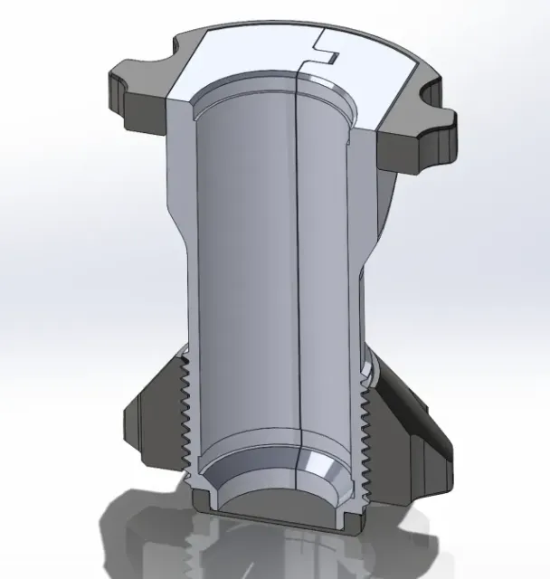 Creality Spool Holder Upgrade with Adjustable Hole Size — Image 3 of 9