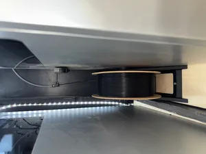 Filament stand with roller and holes for #8 fasteners