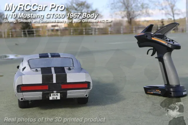 MyRCCar Mustang GT500 1967 1/10 On-Road RC Car Body — Фото 6 из 9