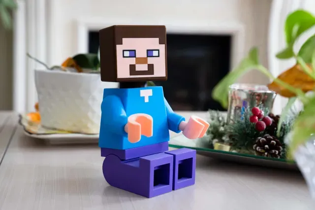 ⛏️ Minecraft Steve Giant Minifigure (16") – Blocky Adventure — Фото 2 из 9