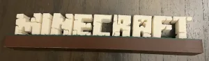 Minecraft Letter sign