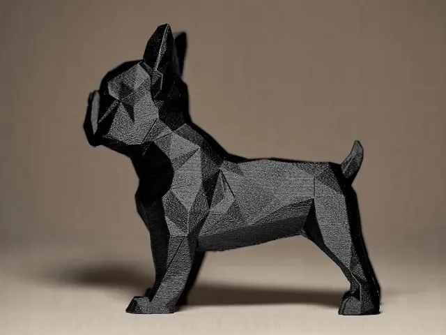 Geometric FRENCH BULLDOG Figurine — Image 5 of 8