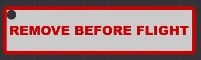 Remove Before Flight Keychain — Фото 2 из 3