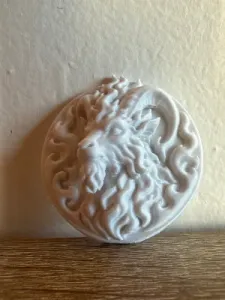 Fire Goat Relief Plaque