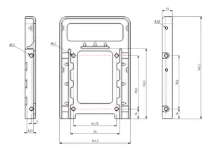 SSD/HDD 2.5" to 3.5" Adapter – Mounting Bracket