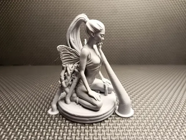 Mystic Pixie – Graceful Kneeling Fairy Statue — Фото 4 из 6