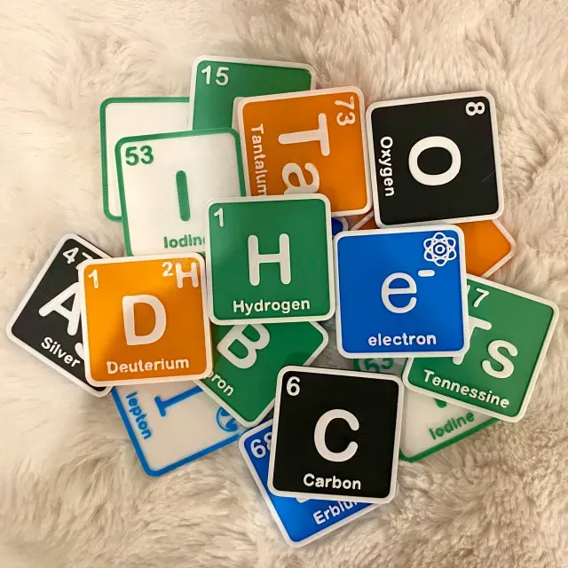Periodic Table of Elements Magnets - Set of 130 Files! — Фото 2 из 9