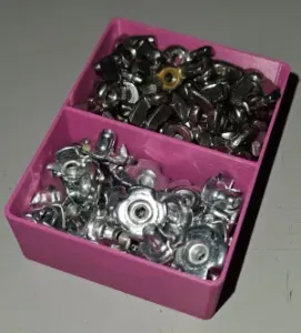 2 compartment insert for 0.14l "Really Useful Box"