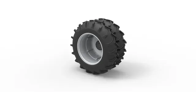 Double Wheel of Vintage Monster truck Scale 1:25 — Фото 7 из 9