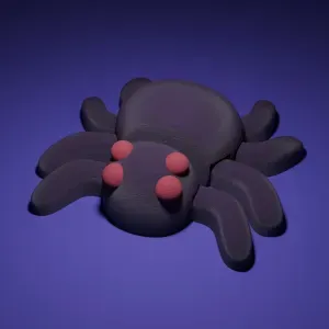 3D Printable Articulated Flexi Spider
