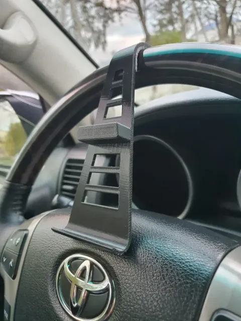 Phone holder for car steering wheel