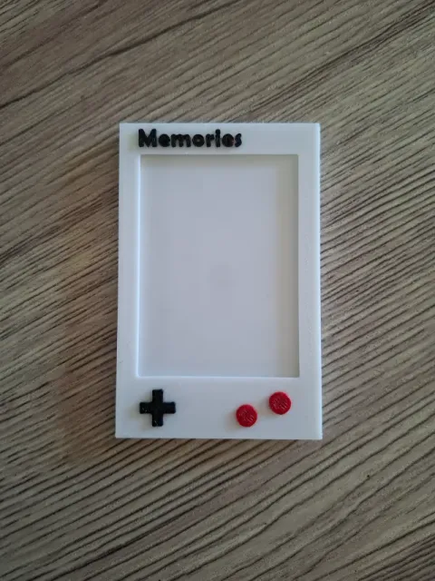 Console magnetic photo frame