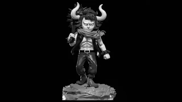 KAIDO KID fanart - ONE PIECE - 3D PRINT — Image 3 of 6