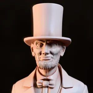Abraham Lincoln Figure – 3D Printable Historical Sculpture