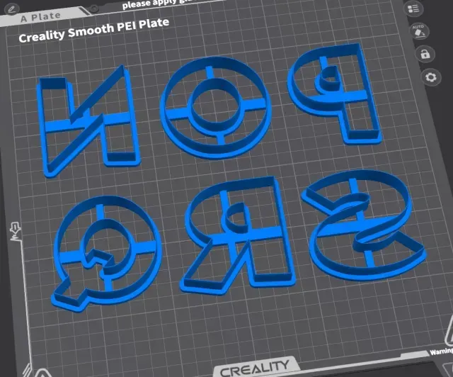 Letter Cookie Cutters N-Z - 3 Inch Size — Image 2 of 9