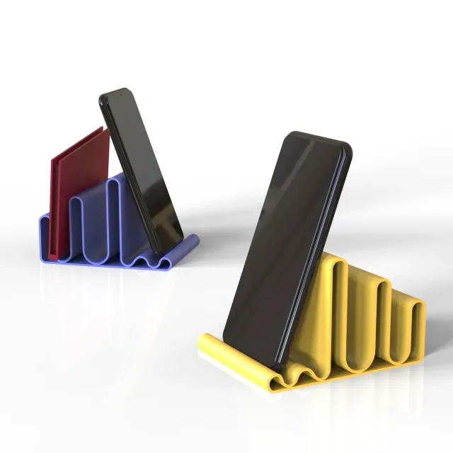 Phone Holder & Desk Organizer, Minimalist Stand, Multi-Slot — Фото 5 из 6