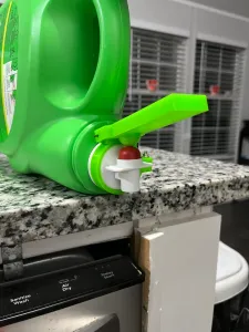 Laundry Soap Dispenser With Cup Holder