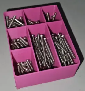7 compartment insert for 0.14l "Really Useful Box"