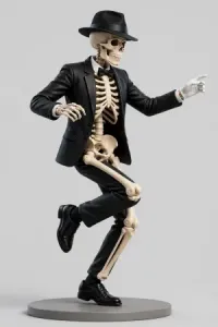 Skeleton Moonwalk Dancer — MyRules 3D Model