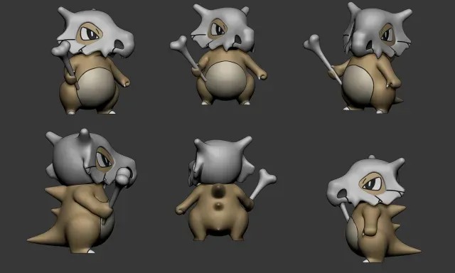 Pokemon - Cubone, Marowak and Alolan Marowak — Фото 3 из 9