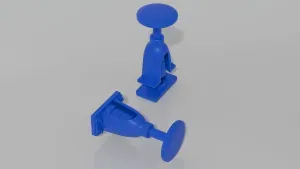 Train rod buffer with spiral spring