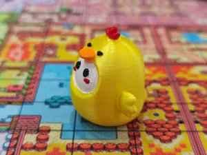 Cute Cartoon Ghost dressed up in an Easter Chick Costume