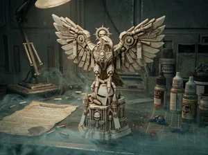 W40K style Eagle Statue Detailed Model