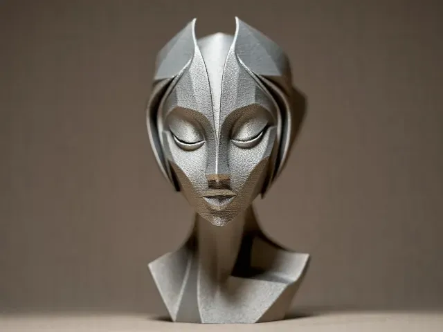 Futuristic Woman Sculpture — Фото 3 из 7