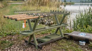 The Angler's X-Pod: Modular Fishing Rod Station