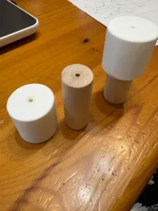 Tool for drilling a φ2.5 hole at the center of φ20 and φ18
