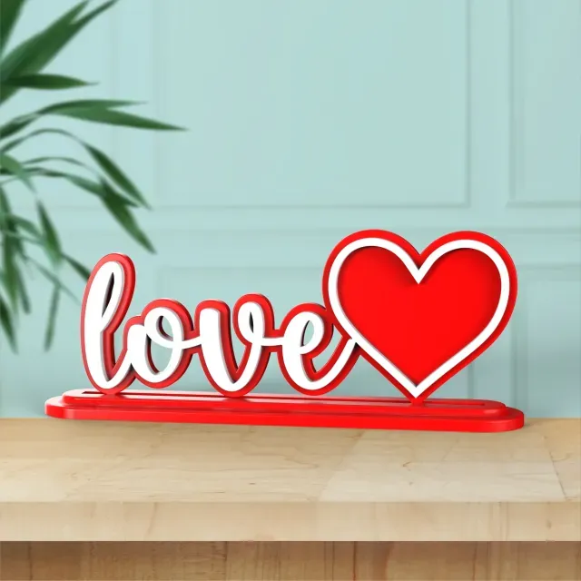 Love Photo Frame, Valentine’s Day Gifts, Heart-Shaped Photo — Image 7 of 9