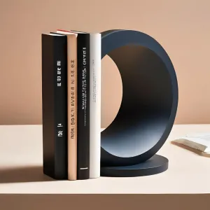 Circle" Bookend – A Stylish and Simple Storage Solution