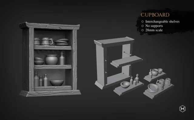 Bookshelf and Cupboard — Image 3 of 9