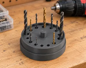 Circular Drill Bit Organizer
