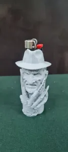 Case for lighter BIC J6 Freddy Krueger style