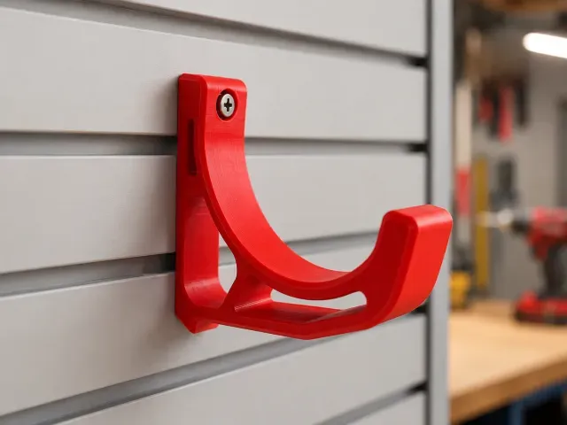 Garage Wall Hook (V3) for Cables, Hoses & Extension Cords — Image 5 of 9