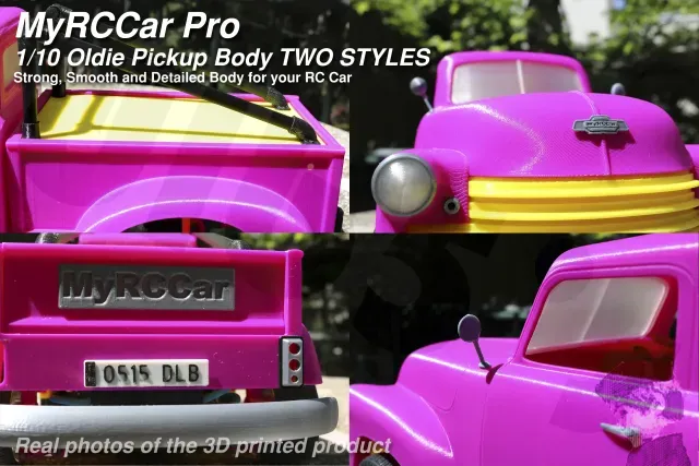 MyRCCar 1/10 Oldie Pickup Two Styles RC car body — Image 9 of 9