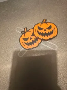 Halloween Pumpkin with a Spooky Smile